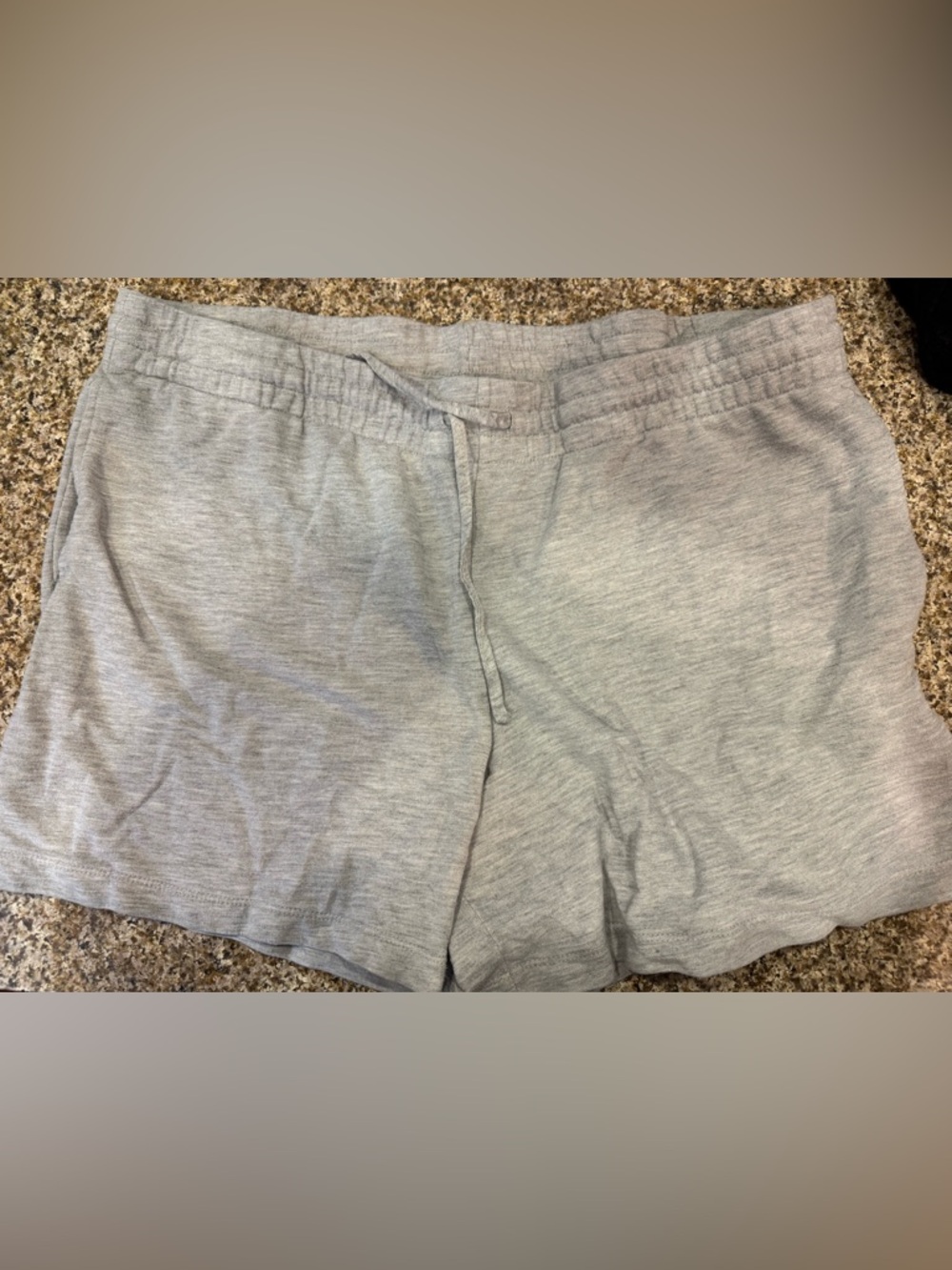 Danskin Heather Gray Cozy Knit Shorts
